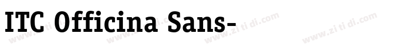 ITC Officina Sans字体转换